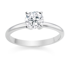 Round Cut 0.75 Carat G/SI1 Platinum Diamond Engagement Ring £1,999