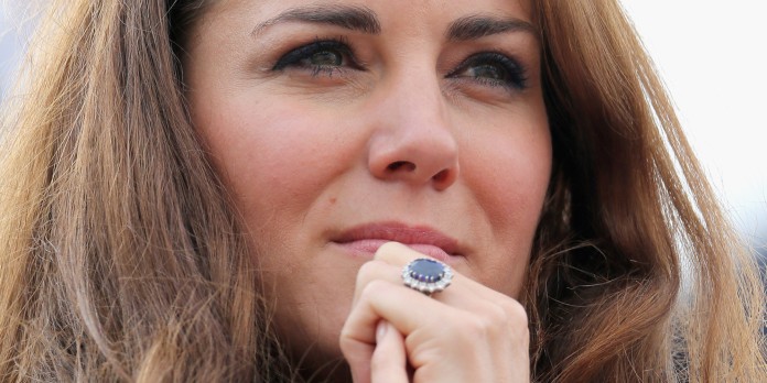 Kate Middleton's famous blue ring