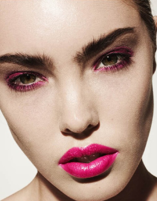 pink lips, pink eyeshadow, beauty, Vashi.com